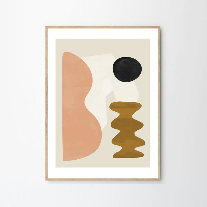 THE POSTER CLUB Jan Skacelik, Skulptural 02, Poster Art Print, 2 Sizes