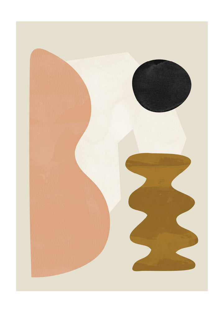 THE POSTER CLUB Jan Skacelik, Skulptural 02, Poster Art Print, 2 Sizes