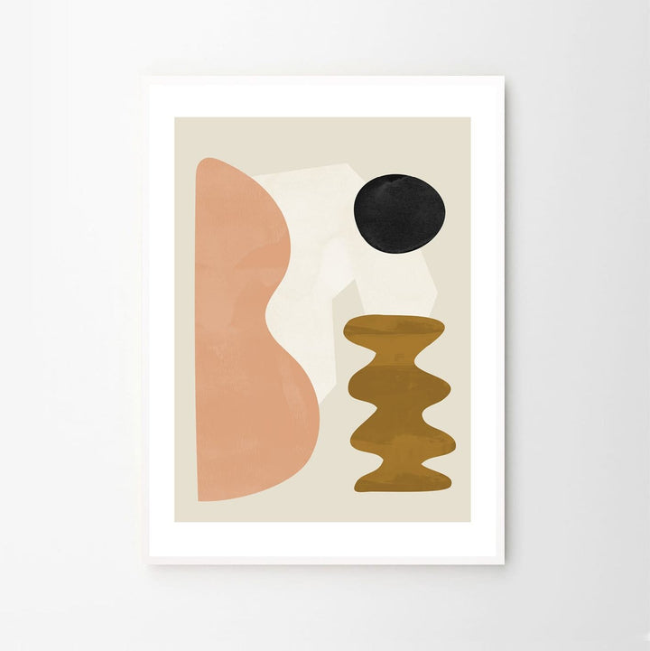 THE POSTER CLUB Jan Skacelik, Skulptural 02, Poster Art Print, 2 Sizes