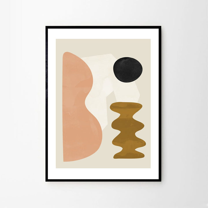 THE POSTER CLUB Jan Skacelik, Skulptural 02, Poster Art Print, 2 Sizes