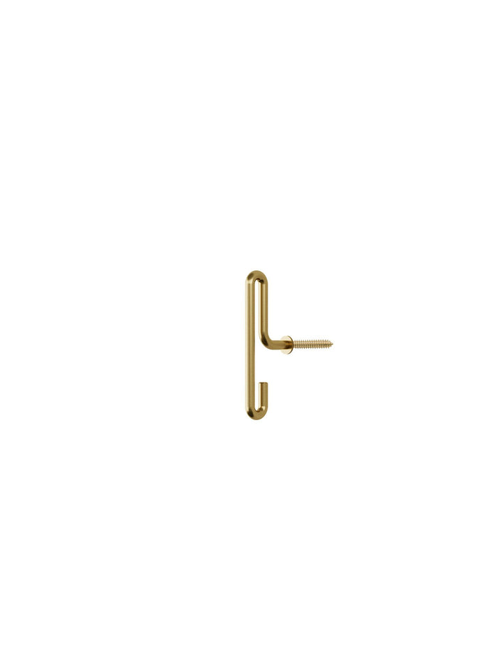 MOEBE Wall Hook Matt Gold, Small (Set of 2)