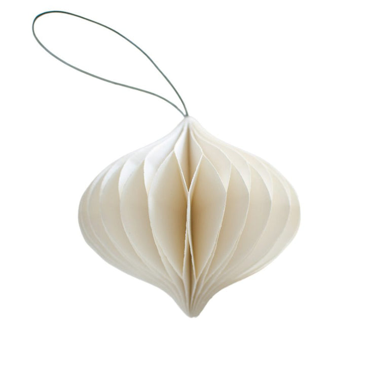 NORDIC ROOMS Paper Jewel Off White on a white background