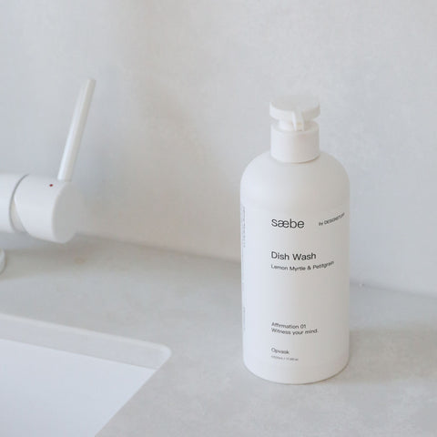 DESIGNSTUFF Saebe Dish Wash, Lemon Myrtle & Petitgrain, 500ml