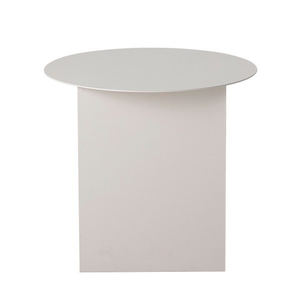 BLOOMINGVILLE Cher Side Table / Bedside Table Off White Metal