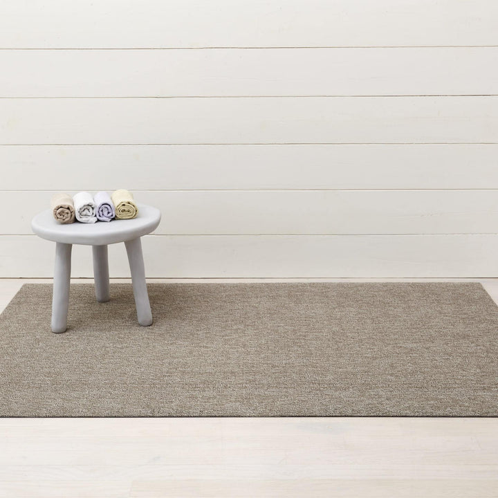 CHILEWICH Utility Door Mat, Shag In Out Mat, Heathered/Pebble