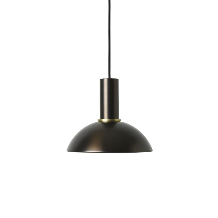 ferm LIVING - COLLECT Hoop Lamp Shade Pendant, Black Brass (Shade Only)