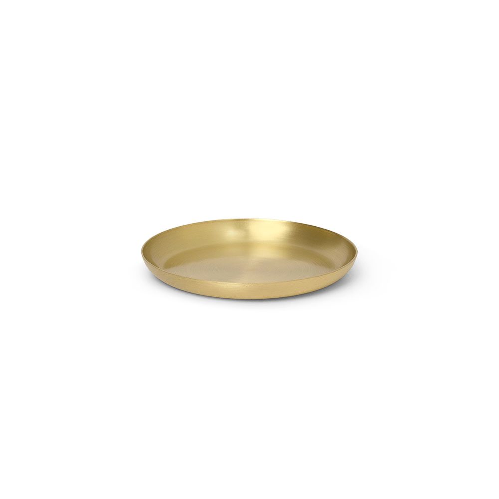 ferm LIVING Basho Tray Round, Brass