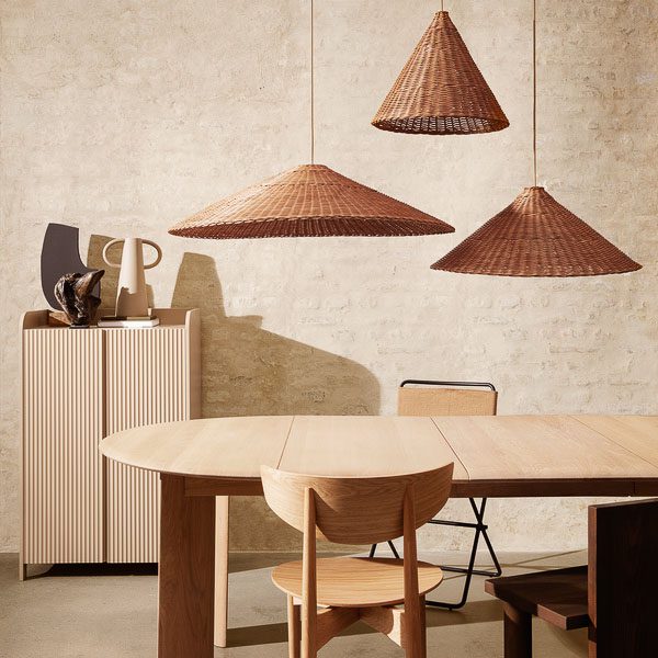 ferm LIVING Dou Lampshade Ø68, Natural