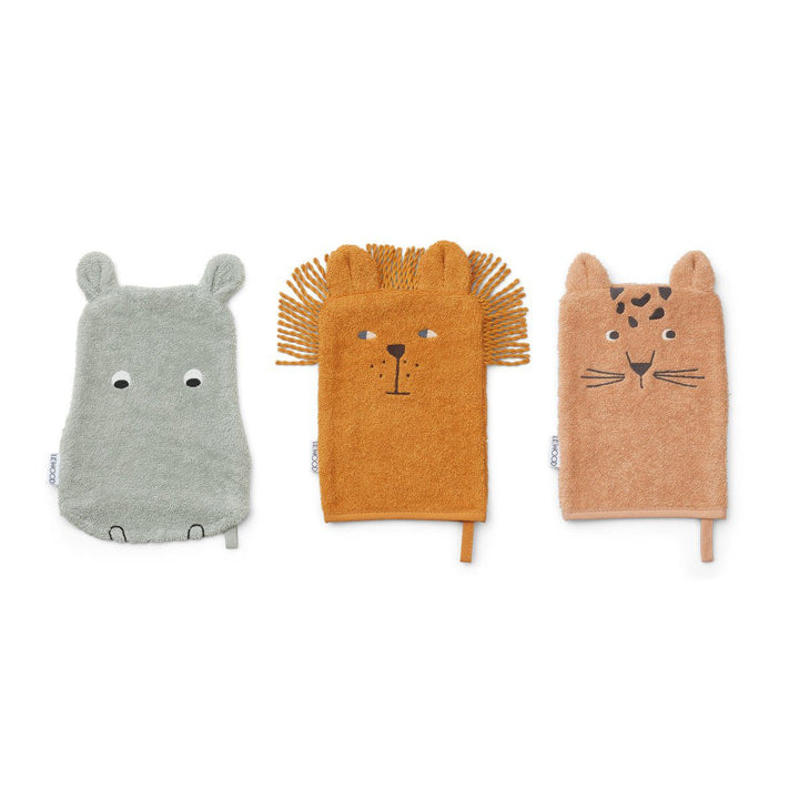 LIEWOOD Sylvester Washcloth Safari, Hippo