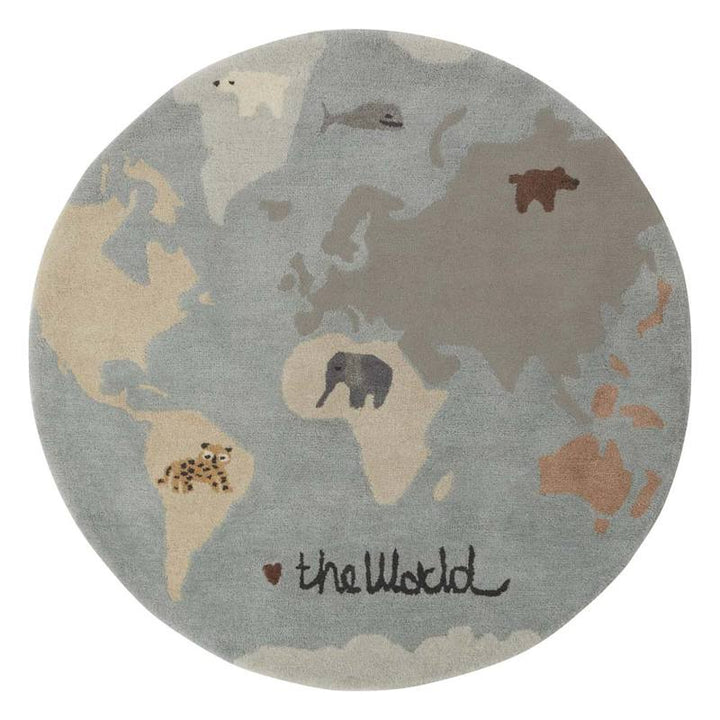 OYOY The World Tufted Rug 120cm