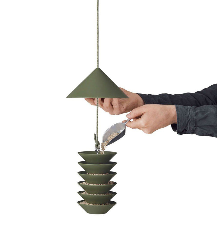 PIDAT Bird Silo/Bird Feeder, Camp Green