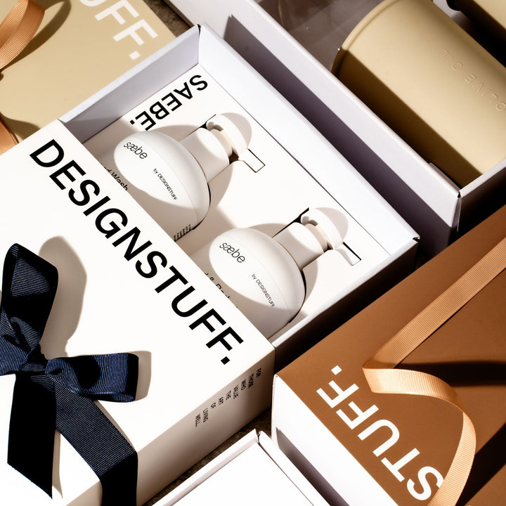 DESIGNSTUFF LUYO Saebe Gift Set, Hand Wash & Hand Cream, White