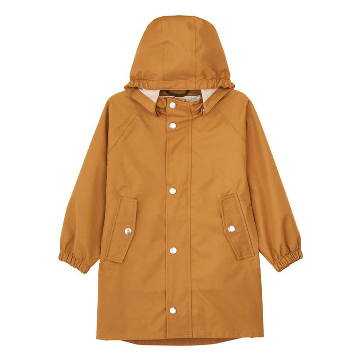 LIEWOOD Spencer Kids Long Raincoat, Mustard - 4 Years