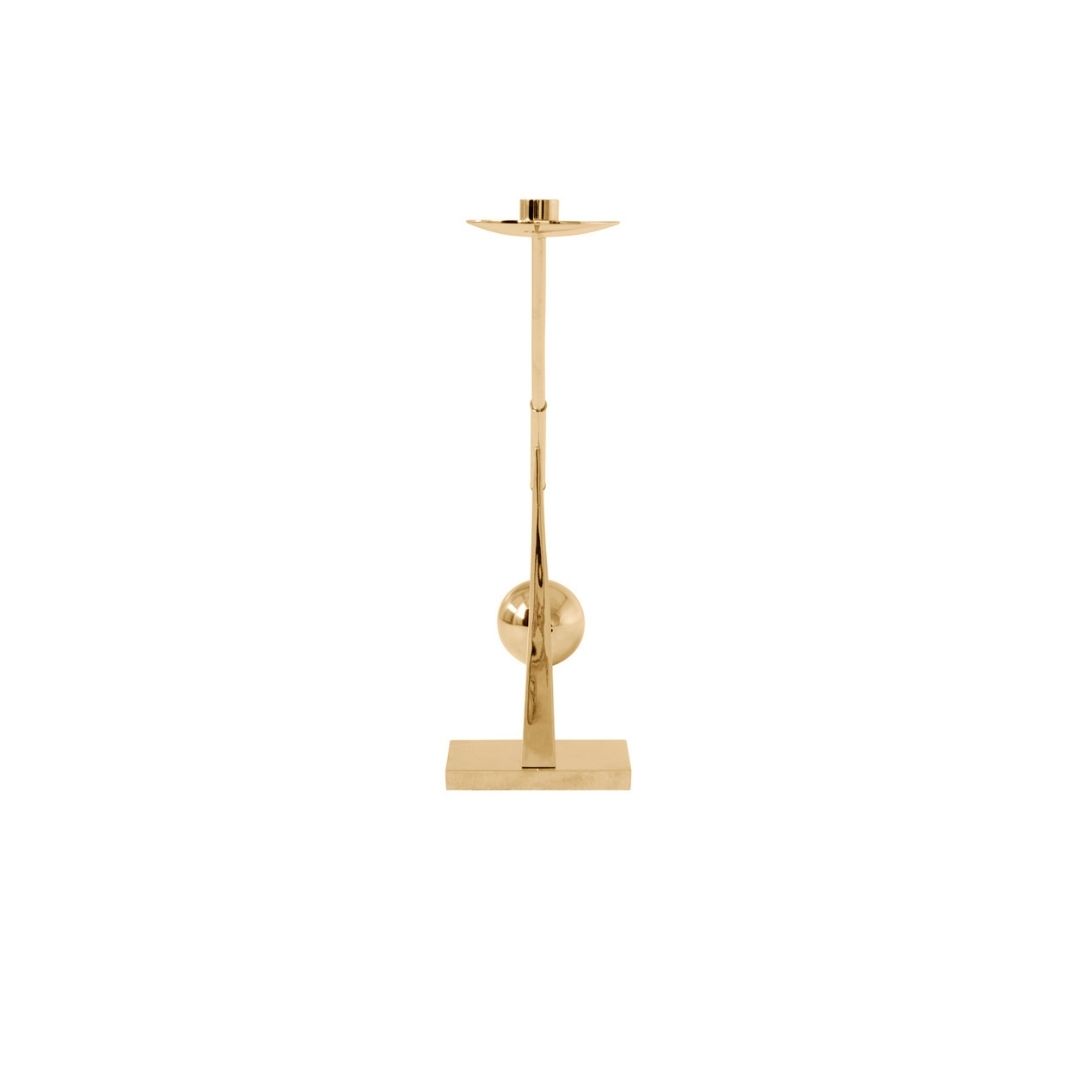 AUDO CPH Interconnect Candle Holder, W70cm, Polished Brass