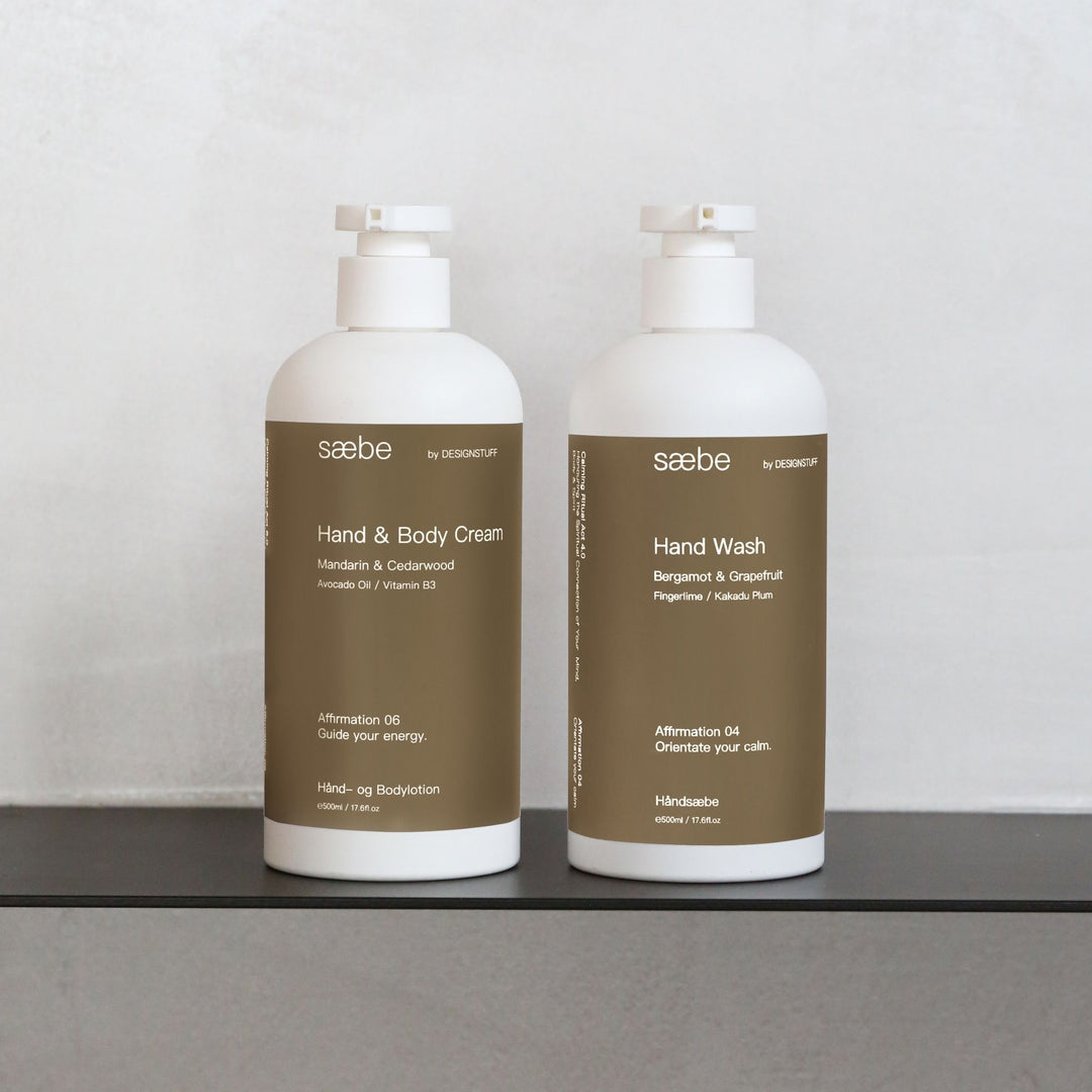 DESIGNSTUFF LUYO Saebe Gift Set, Hand Wash & Hand Cream, Fern