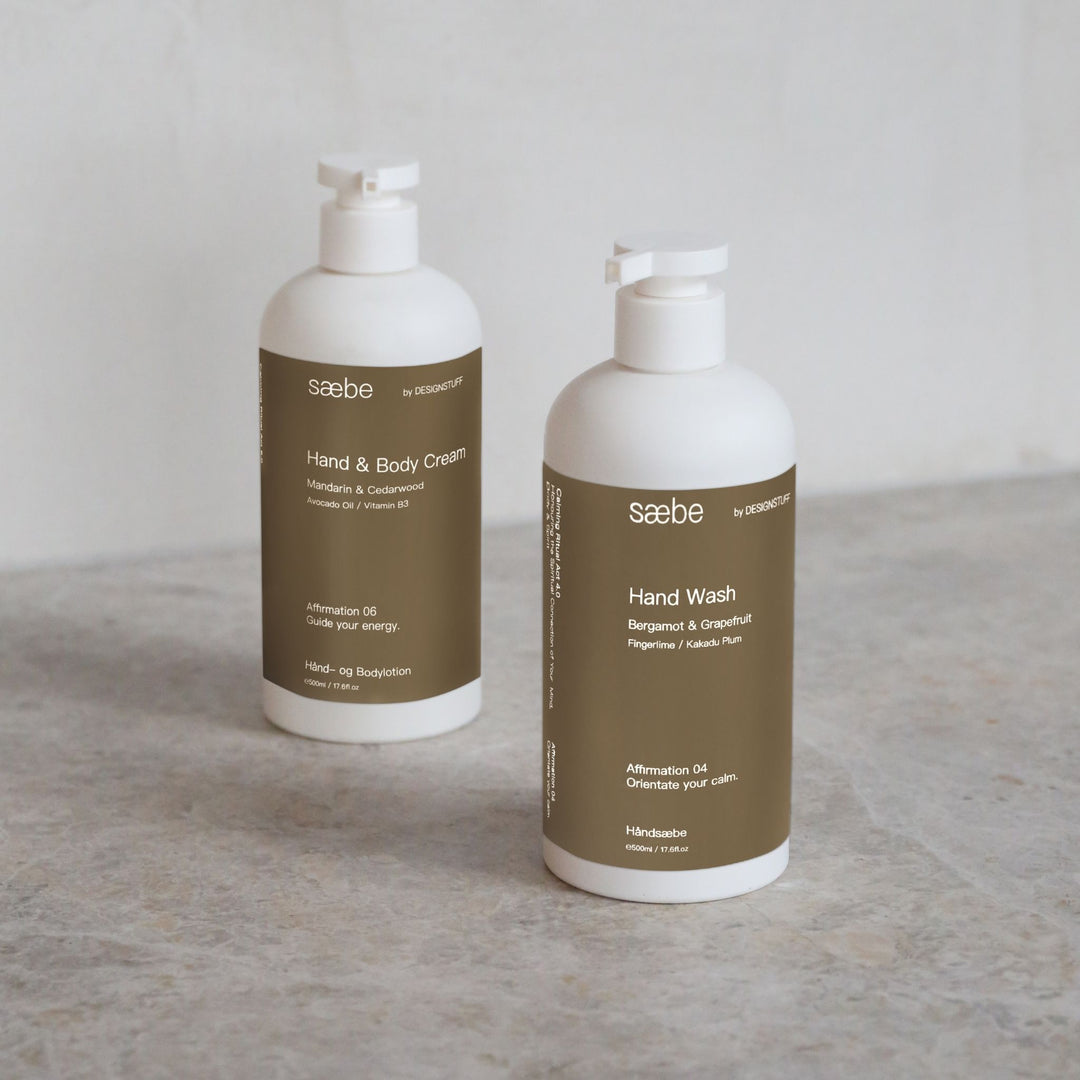 DESIGNSTUFF LUYO Saebe Gift Set, Hand Wash & Hand Cream, Fern