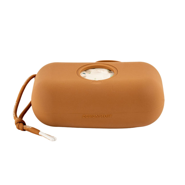 DESIGNSTUFF Wet Wipes Cover with Lid, Camel