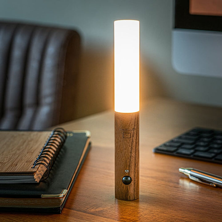 GINGKO Smart Baton Motion Sensor Light, Natural Walnut