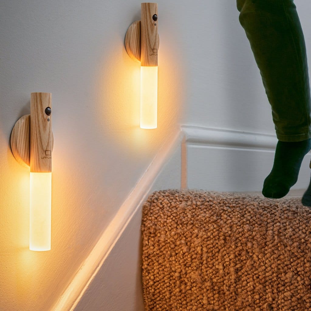 GINGKO Smart Baton Motion Sensor Light, Natural White Ash