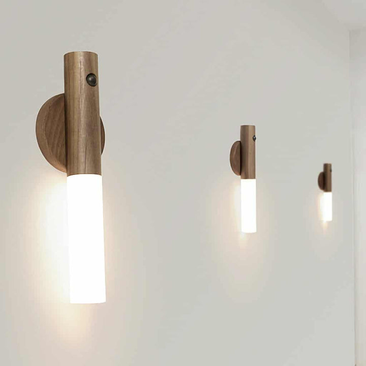 GINGKO Smart Baton Motion Sensor Light, Natural Walnut