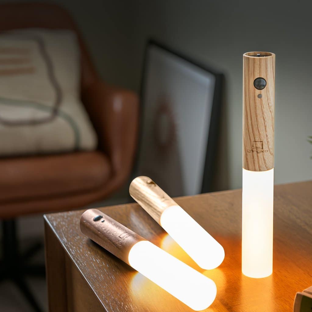 GINGKO Smart Baton Motion Sensor Light, Natural White Ash