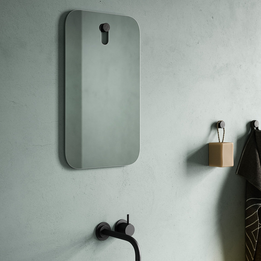 EKTA LIVING Mirror You, Rectangular H50 x W30cm, Natural Oak