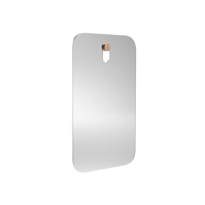 EKTA LIVING Mirror You, Rectangular H50 x W30cm, Natural Oak