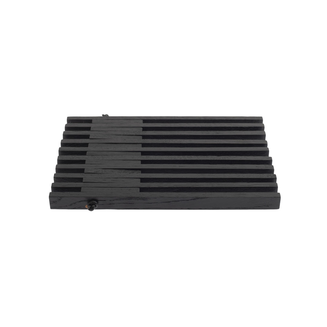 EKTA LIVING Table Frame Trivet, Black Oak