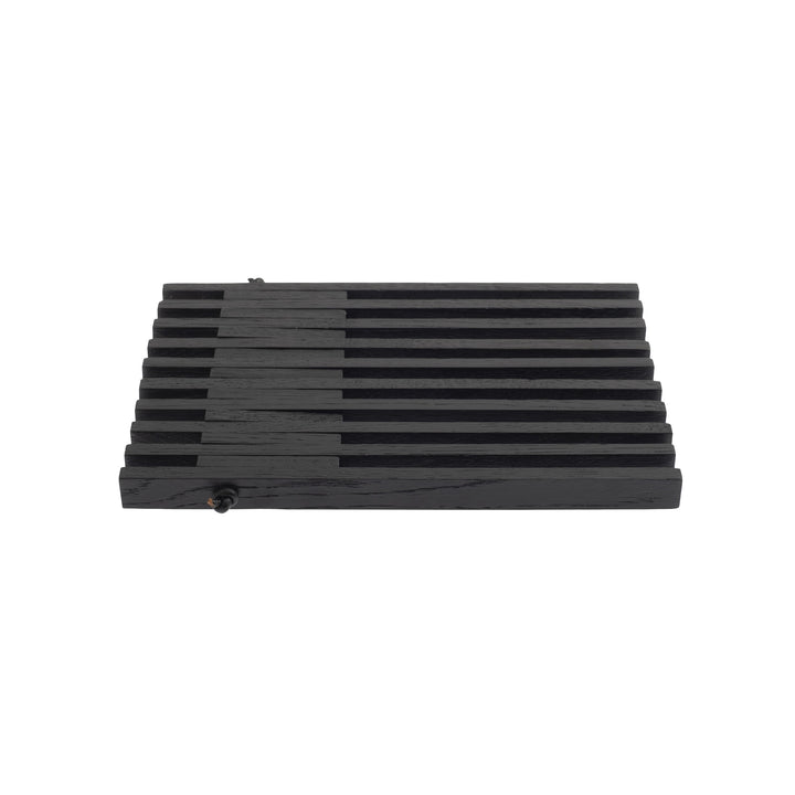 EKTA LIVING Table Frame Trivet, Black Oak