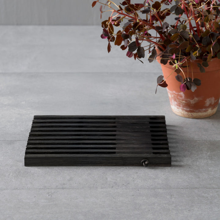 EKTA LIVING Table Frame Trivet, Black Oak