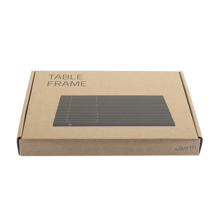 EKTA LIVING Table Frame Trivet, Black Oak