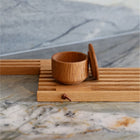 EKTA LIVING Table Frame Trivet, Oak