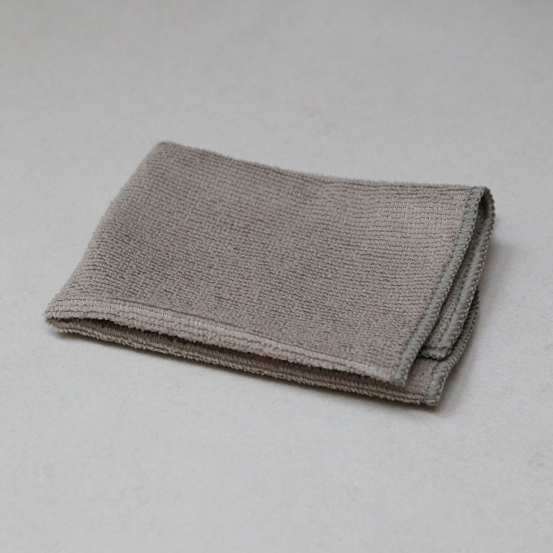 ENKEL STUDIO Microfibre Cloths, Cream/Taupe (Set of 8)