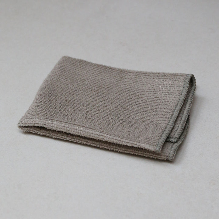 ENKEL STUDIO Microfibre Cloths, Cream/Taupe (Set of 8)