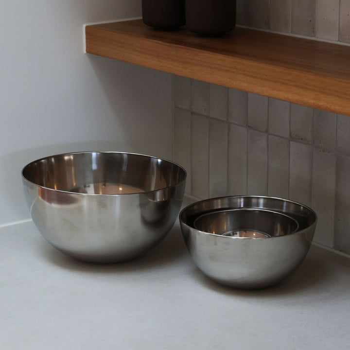 ENKEL STUDIO Stainless Steel Bowls (Set of 3)