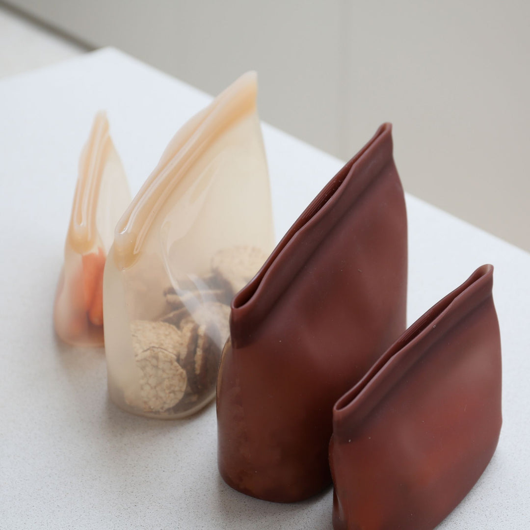 ENKEL STUDIO Keep Pouch, Silicone, Compact, Caramel