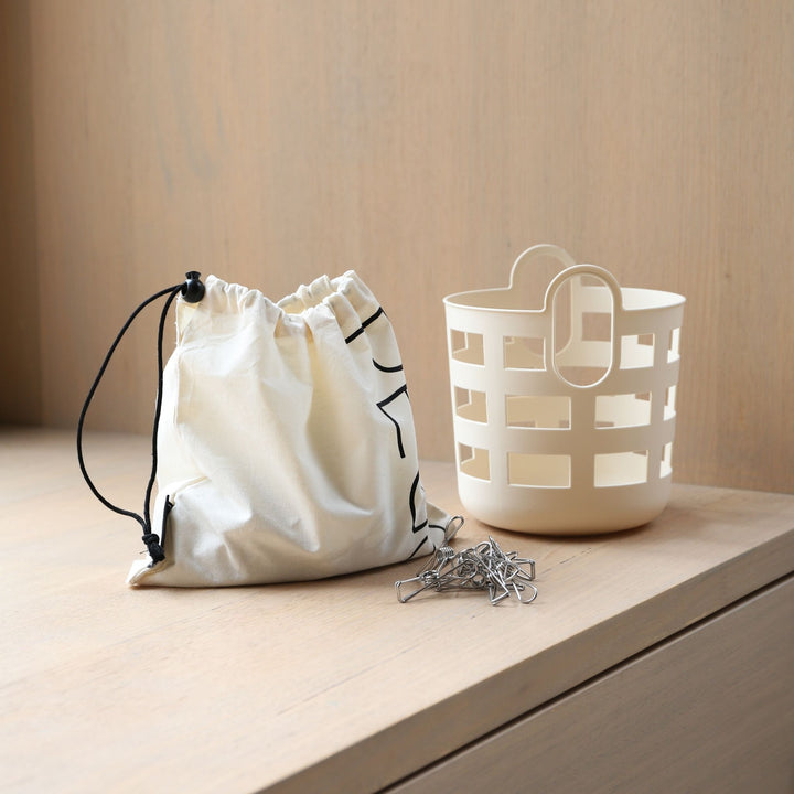 ENKEL STUDIO Small Basket & Hang Pegs Bundle