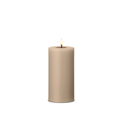 ESTER & ERIK LED Pillar Candle, 15cm, Nougat Note