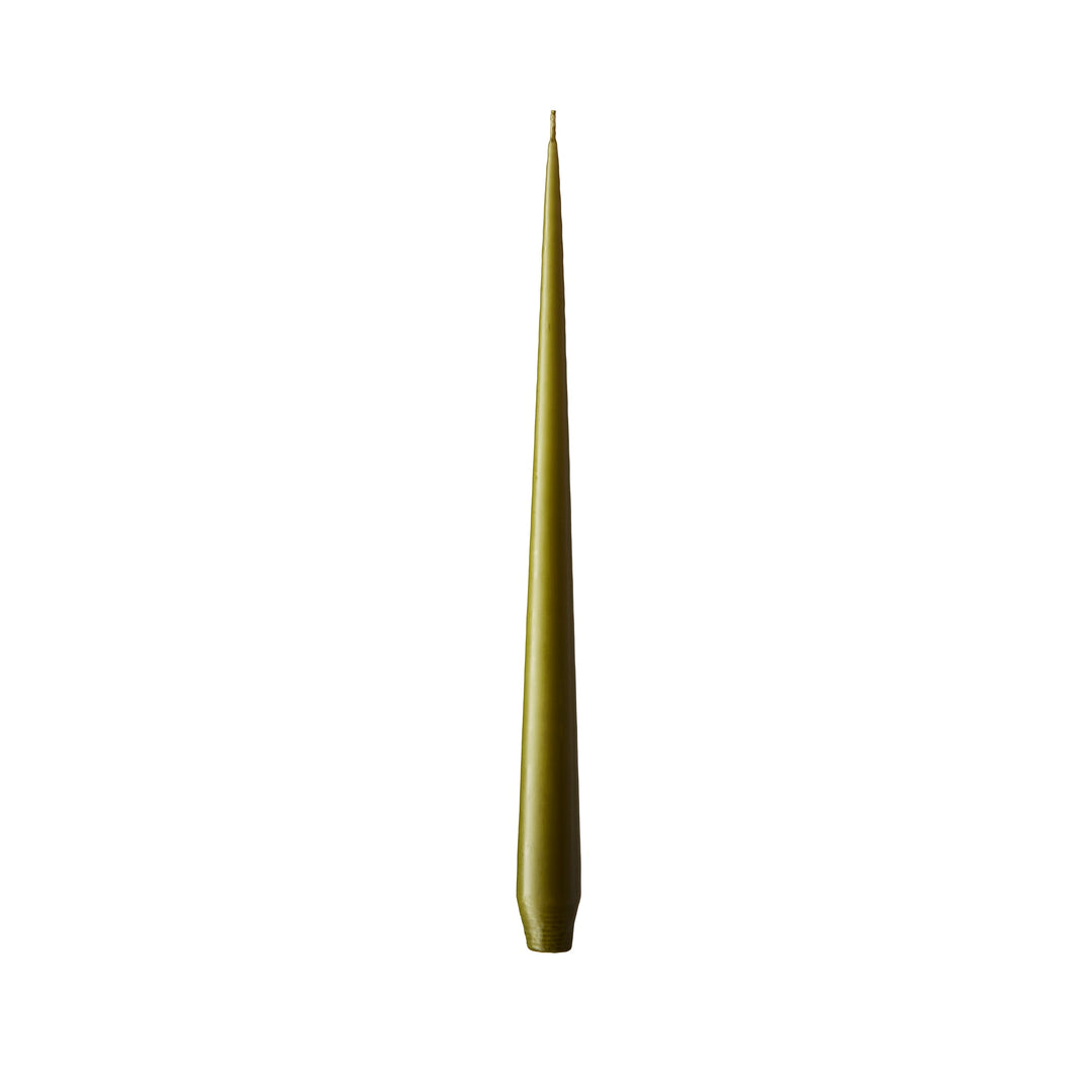 ESTER & ERIK Taper Candle, 32cm, Olive Glow