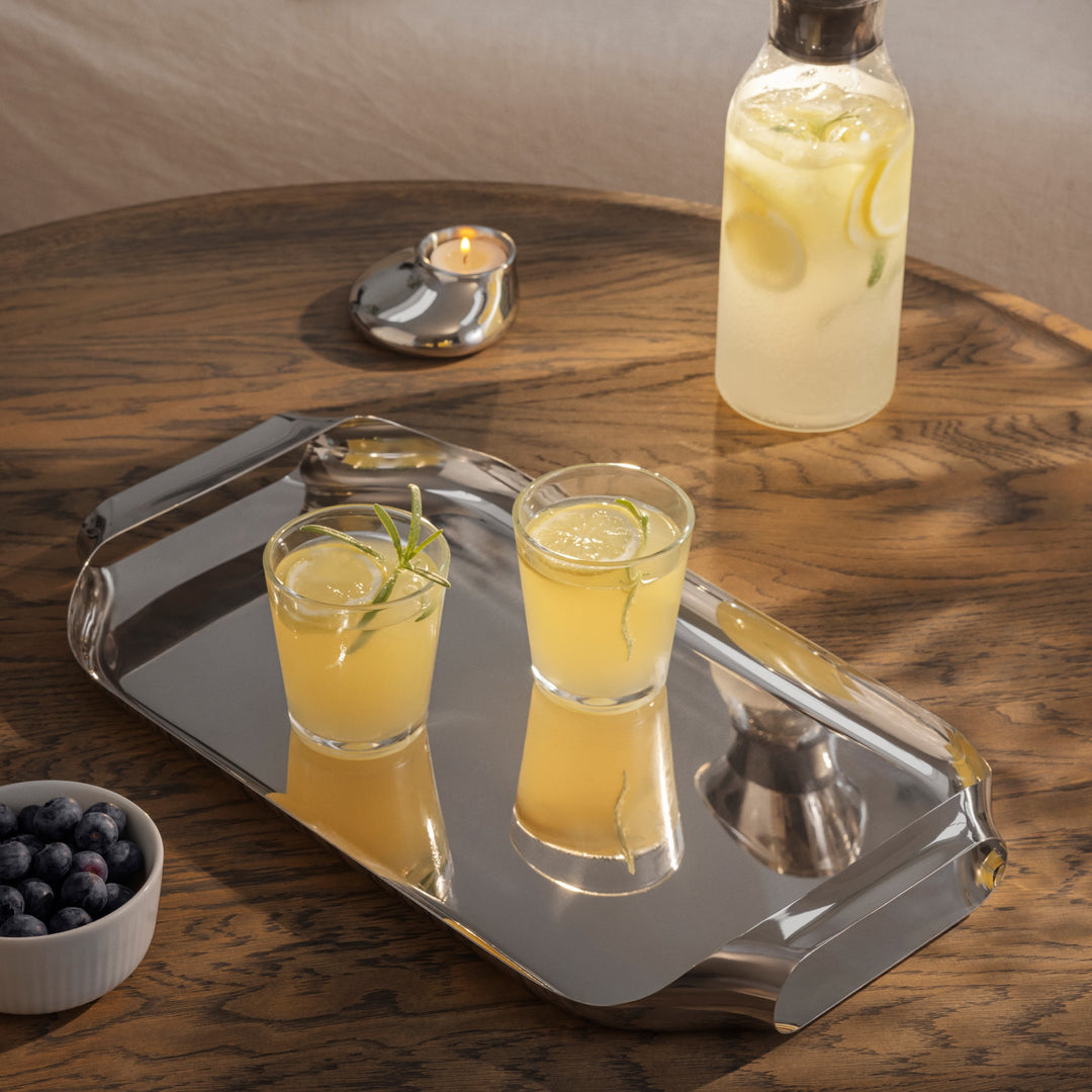 EVA SOLO Liquid Lounge Serving Tray, 43x25cm, Stainless Steel
