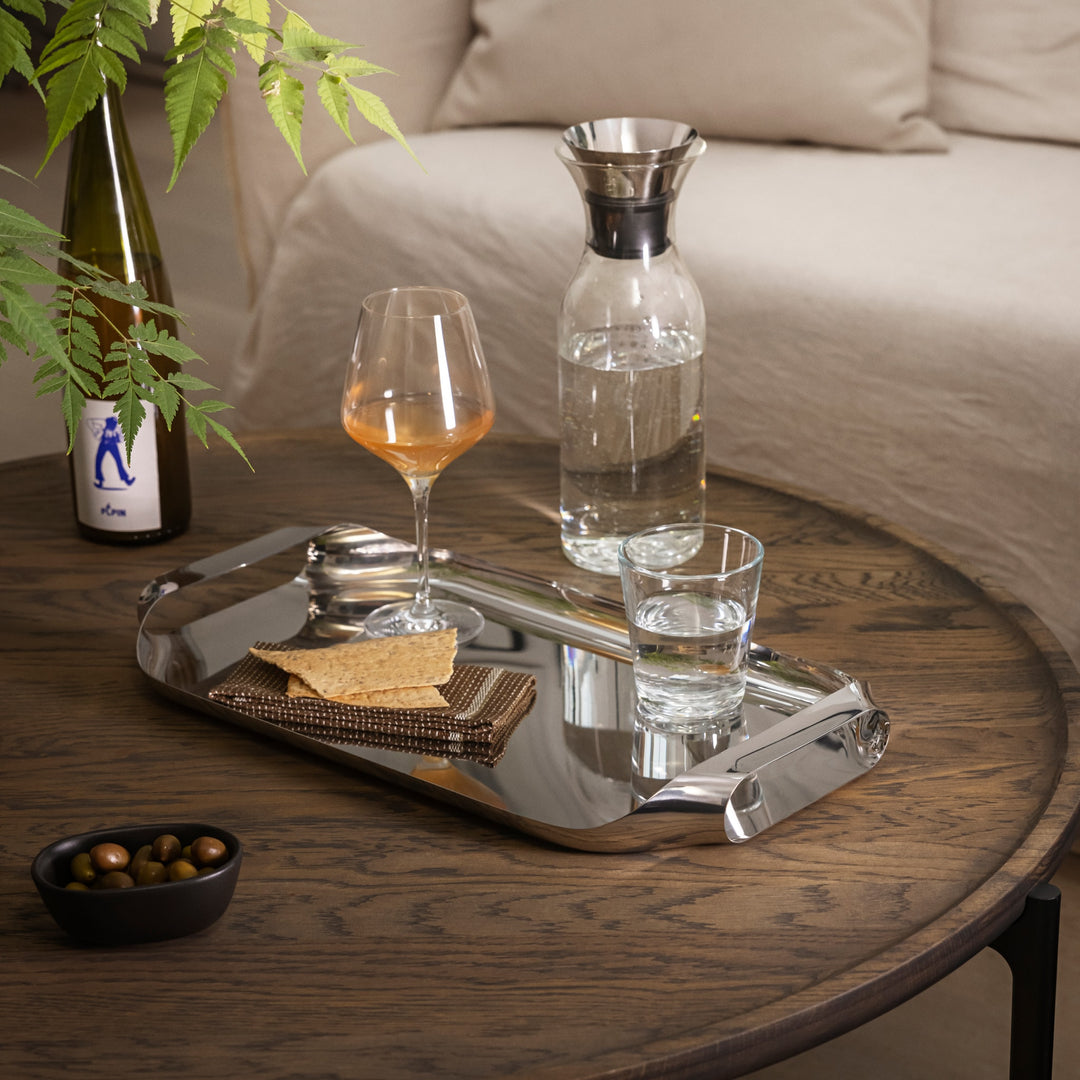 EVA SOLO Liquid Lounge Serving Tray, 43x25cm, Stainless Steel