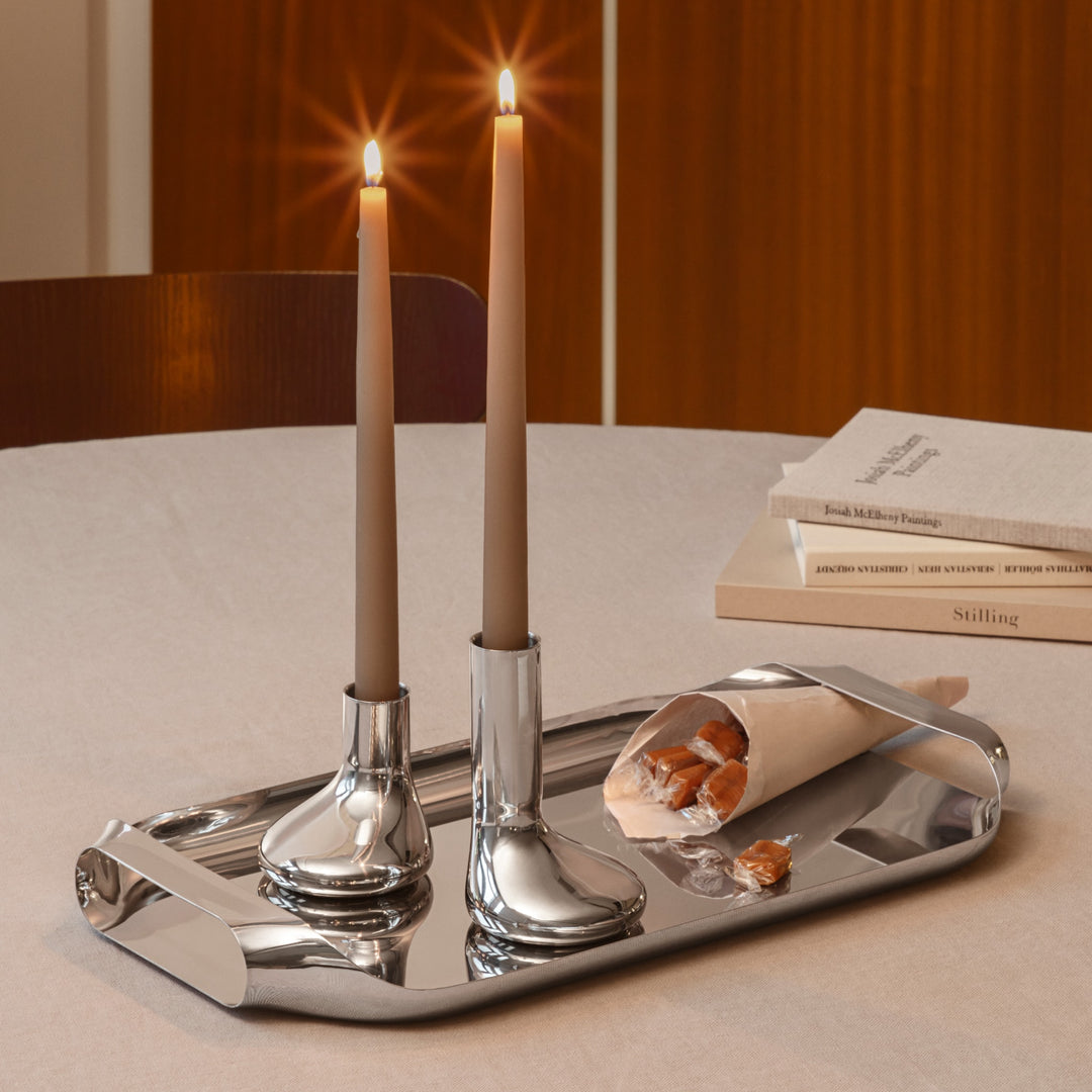EVA SOLO Liquid Lounge Serving Tray, 43x25cm, Stainless Steel