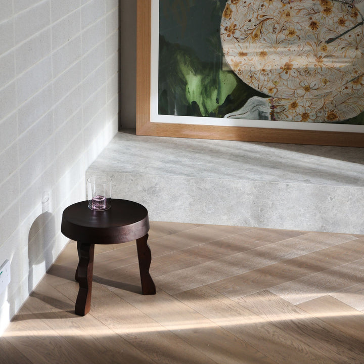 ferm LIVING Faye Stool, Dark Stained Mango