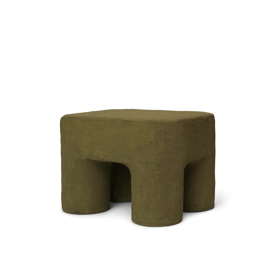 ferm LIVING Podo Stool, Khaki