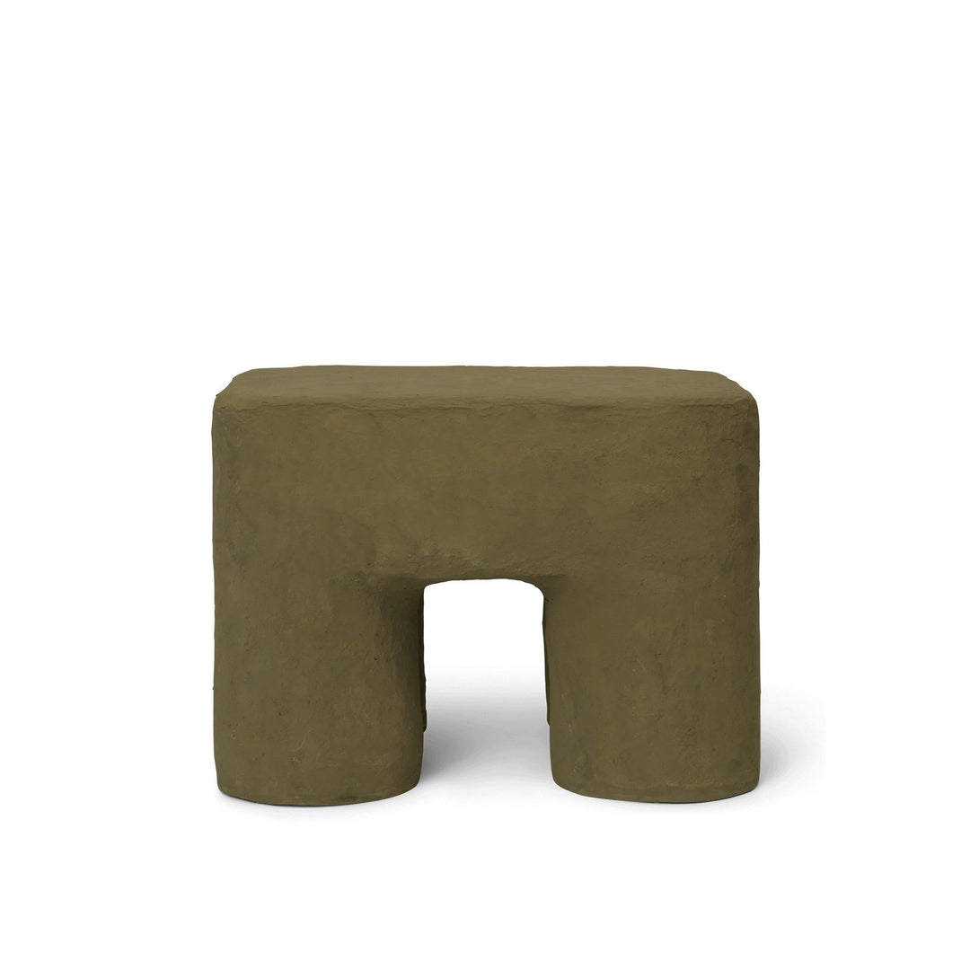 ferm LIVING Podo Stool, Khaki