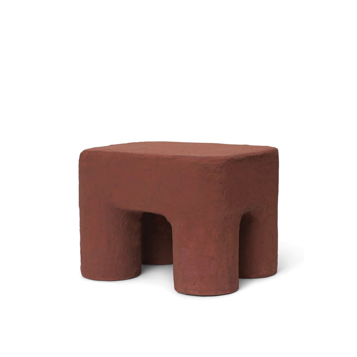 PRE-ORDER │ ferm LIVING Podo Stool, Red Brown