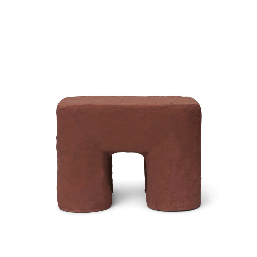 PRE-ORDER │ ferm LIVING Podo Stool, Red Brown