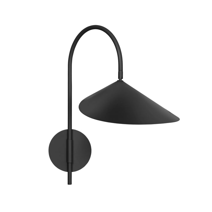 FERM LIVING Arum Swivel Wall Lamp, Hardwired, Black