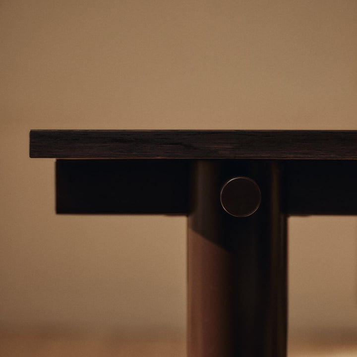 PRE-ORDER │ FERM LIVING Atura Dining Table, 200x90cm, Dark Chocolate/Dark Stained Oak