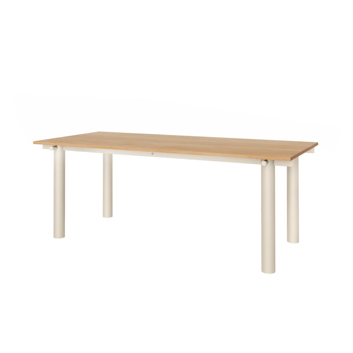 PRE-ORDER │ FERM LIVING Atura Dining Table, 200x90cm, Light Cashmere/Natural Oak Veneer